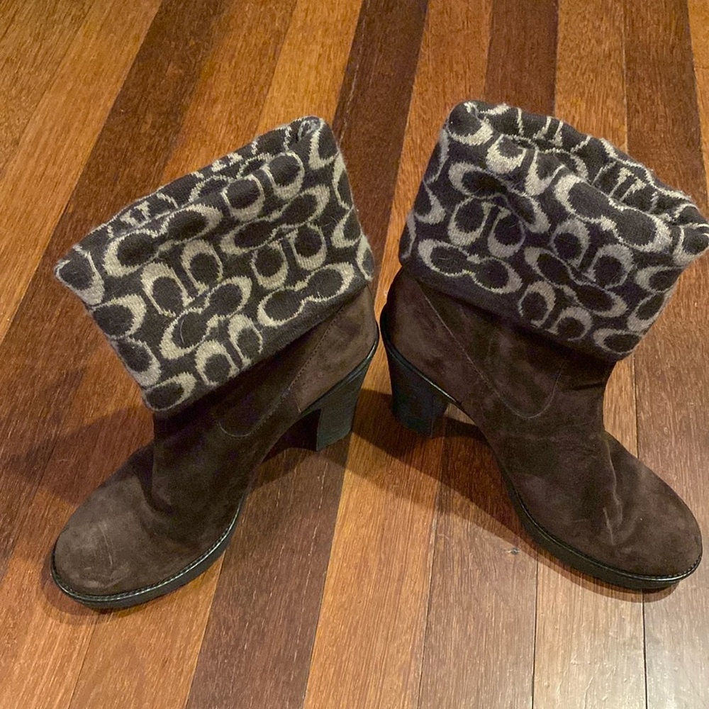 Coach Laurette heeled bootie 9.5